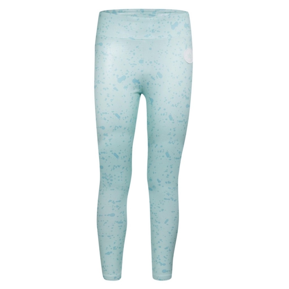 Converse Girls High Rise Shine Leggings in Light Dew Mint Green Size Medium